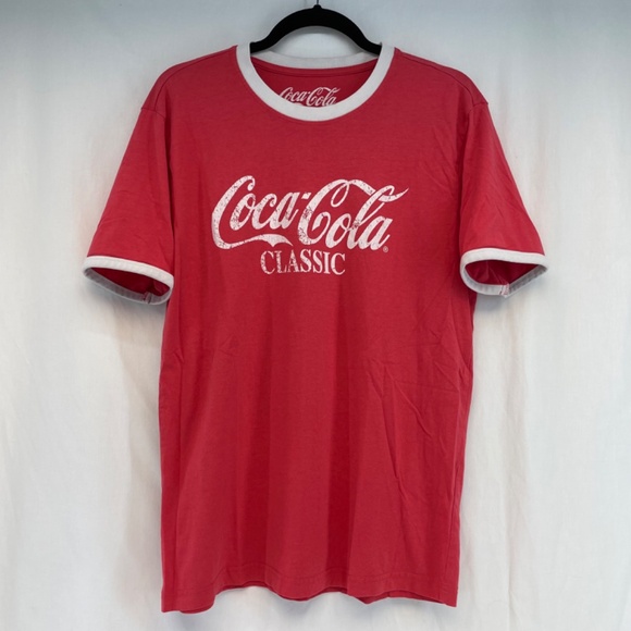 Coca Cola Classic T-Shirt Red and White Unisex Size Medium - Picture 2 of 15